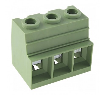Винтовые клеммники KAIFENG KF137-15.0-03P-1G (Зеленый) Винтовойклеммник на плату 3 конт. шаг 15мм 1000В 125А#2170333