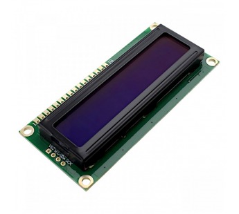 Модули индикации, управления NONAME LCD1602 СимвольныйЖК-индикатор 16x2 SPLC780D/AIP31066 (синий)#2165562