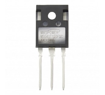 Биполярные транзисторы (IGBT) maspower MSG40T120FQC (TO-247)Биполярный транзистор IGBT 1200В 40А#2166255