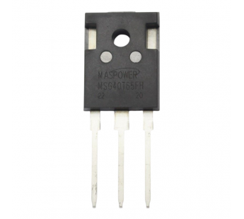 Биполярные транзисторы (IGBT) maspower MSG40T65FH (TO-247)Биполярный транзистор IGBT 650В 40А#2166254