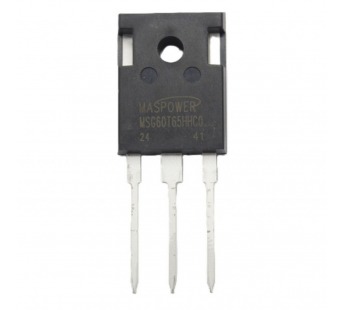 Биполярные транзисторы (IGBT) maspower MSG60T65HHC0 (TO-247)Биполярный транзистор IGBT 650В 60А#2166249