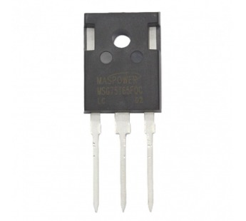 Биполярные транзисторы (IGBT) maspower MSG75T65FQC (TO-247)Биполярный транзистор IGBT 650В 75А#2166247