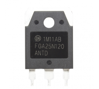 Биполярные транзисторы (IGBT) ONS FGA25N120ANTD (TO-3PN)Биполярный транзистор IGBT 1200В 25А#2166292