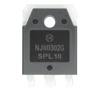 Биполярные транзисторы ONS NJW0302G (TO-3P) Биполярныйтранзистор PNP 250В 15А#2170073
