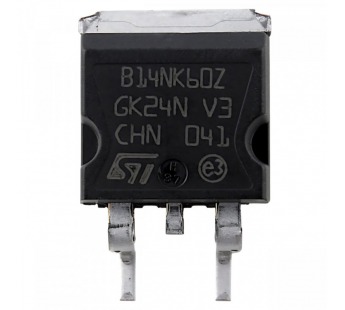 Полевые транзисторы STM STB14NK60ZT4 (D2-PAK) Полевой транзисторN-MOSFET 600В 13,5А#2169227