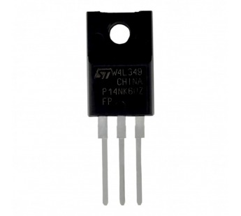 Полевые транзисторы STM STP14NK60ZFP (TO-220F) Полевой транзисторN-MOSFET 600В 13,5А#2168143