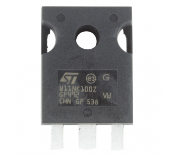Полевые транзисторы STM STW11NK100Z (TO-247) Полевой транзисторN-MOSFET 1000В 8,3А#2168230