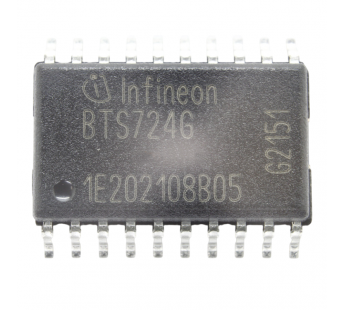 Выходной драйвер INFINEON BTS724GXUMA1 (PG-DSO20) Силовой 4-хканальный переключатель 40В 3,3А#2164492
