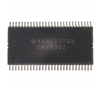 Драйвер транзисторов TI DRV8302DCAR (HTSSOP-56) Трехфазныйдрайвер транзисторов#2164494