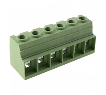 Винтовые клеммники KAIFENG KF137-15.0-06P-1G (Зеленый) Винтовойклеммник на плату 6 конт. шаг 15мм 1000В 125А#2170331