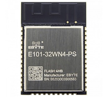 Модули беспроводные, радио EBYTE Модуль E101-32WN4-PS беспроводной Wi-Fi/BLE [ESP32-WROOM-32]#2165300