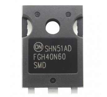 Биполярные транзисторы (IGBT) ONS FGH40N60SMD (TO-247)Биполярный транзистор IGBT 600В 40А#2166288
