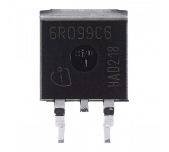 Полевые транзисторы INFINEON IPB60R099C6 (D2-PAK)/6R099C6Полевой транзистор N-MOSFET 650В 37,9А#2167188