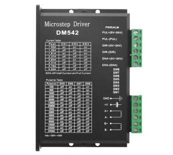 Модули управления двигателем NONAME DM542 Модуль драйверашагового двигателя U=20-50В Imax=4,2А#2165886