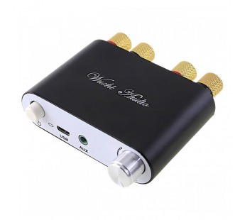 Модули аудио Wuzhi Audio TPA3116D2 Модуль ZK-502D УНЧ D-класса2x50Вт 4 Ом Uпит=9-24В, MP3 с приемником Bluetooth 5.0, AUX,MicroUSB#2165309