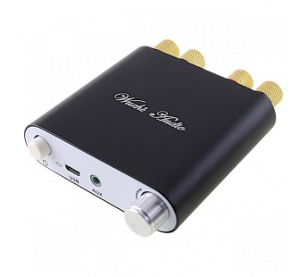 Модули аудио Wuzhi Audio TPA3116D2*2 Модуль ZK-1002D УНЧD-класса 2x100Вт 4 Ом Uпит=9-24В, MP3 с приемником Bluetooth 5.0,AUX, MicroUSB#2165308