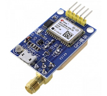 Модули беспроводные, радио NONAME NEO-M9N Модуль HW-539 скерамической антенной GPS/GLONASS/BeiDou/Galileo/QZSS/SBAS(microUSB)#2165342