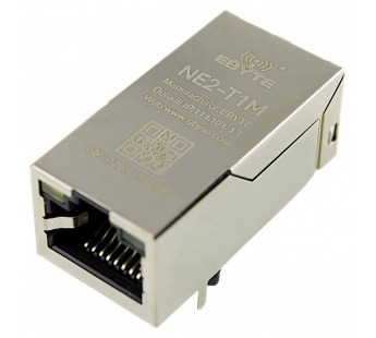 Модули интерфейсов EBYTE Модуль NE2-T1M трансивера Ethernet сUART интерфейсом U=3,3В RJ45#2165521