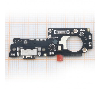 Шлейф для Xiaomi Poco M4 5G Global/M5 + разъем зарядки + микрофон,ориг#2167087