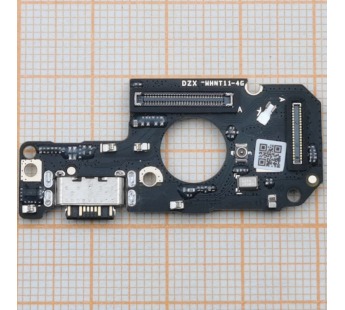 Шлейф для Xiaomi Poco M4 Pro 4G/Redmi Note 11 4G (Global) 6.43"/Note11s 4G + разъем зарядки + микрофон, ориг#2167088