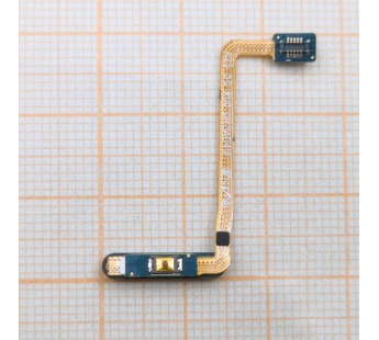 Шлейф для Samsung A256 Galaxy A25 5G (2023) + сканер отпечаткапальца (черный), ориг#2167066