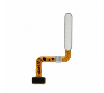 Шлейф для Samsung M526 Galaxy M52 5G + кнопка включения + сканеротпечатка пальца (белый), ориг#2167075