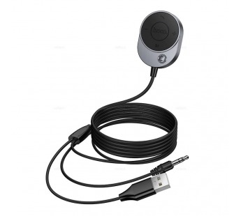 Bluetooth Aux адаптер HOCO E150 1.5м (черный)#2167051