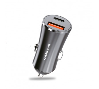 Автомобильный адаптер питания Carlive MR66 1USB + PD (черный) #2167049