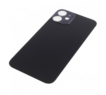 Задняя крышка для iPhone 12 mini (черный) с широкими отверстиями,ориг#2164653