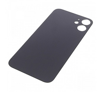 Задняя крышка для iPhone 12 mini (черный) с широкими отверстиями,ориг#2164652