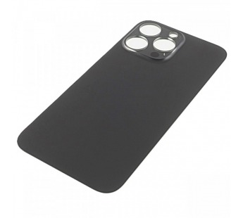 Задняя крышка для iPhone 14 Pro Max (черный) с широкимиотверстиями, ориг#2164673