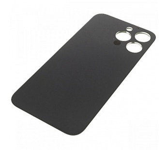 Задняя крышка для iPhone 14 Pro Max (черный) с широкимиотверстиями, ориг#2164672