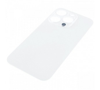 Задняя крышка для iPhone 15 Pro (белый) с широкими отверстиями, ориг#2164700