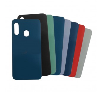 Задняя накладка для Samsung A20/A205 Galaxy A20/A30/A305 GalaxyA30 (2019) (силикон, черная), ориг#2165998