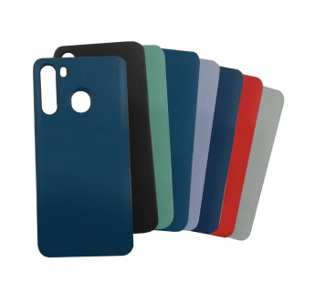 Задняя накладка для Samsung A21/A215 Galaxy A21 (2020) (силикон,синий космос) ориг#2166073