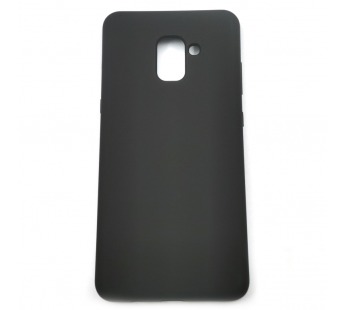 Задняя накладка для Samsung A8 Plus/A730F Galaxy A8 Plus (2018)(силикон, черная (Full Case)), ориг#2166112