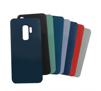 Задняя накладка для Samsung G965FD Galaxy S9 Plus (силикон, синяя),ориг#2166077