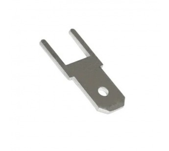 Клеммы Ruichi DJ610A-4.8 Клемма ножевая 4,8мм на плату штекер13,31x7,1 (5шт)#2166436