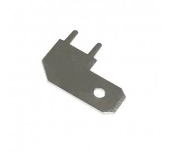 Клеммы Ruichi DJ617-6.3 Клемма ножевая 6,3мм угловая на платуштекер 16,5x12 (5шт)#2166433