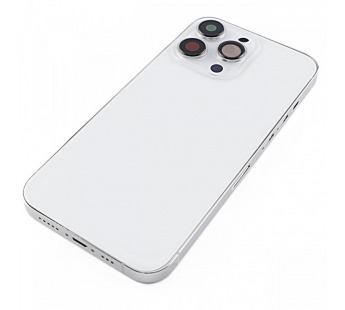 Задняя крышка для iPhone 13 Pro (серебро) в сборе, ориг#2164712