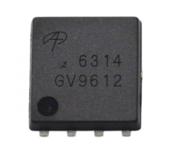Полевые транзисторы Alpha & Omega AON6314 (DFN 5x6E) Полевойтранзистор N-MOSFET 30В 85А#2168913