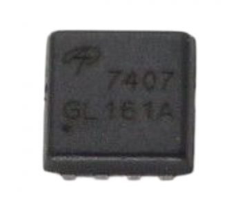Полевые транзисторы Alpha & Omega AON7407 (DFN 3x3 EP) Полевойтранзистор P-MOSFET 20В 40А#2167133