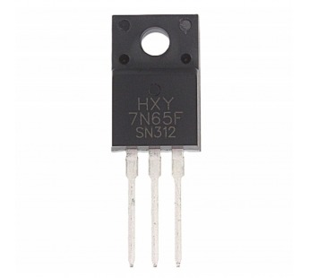 Полевые транзисторы HXY MOSFET 7N65 (TO-220F) Полевой транзисторN-MOSFET 650В 7А#2167165