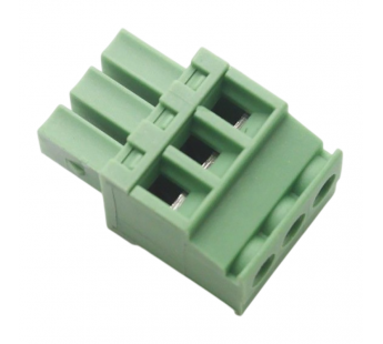 Разъемные клеммники KAIFENG KF12EKB-3.81-03P-1G (Зеленый)Разъемный клеммник на кабель угловой 3 конт. шаг 3,81мм 250В 7А#2169424