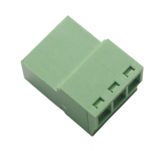 Разъемные клеммники KAIFENG KF12EKR-3.81-03P-1G (Зеленый)Разъемный клеммник на кабель 3 конт. шаг 3,81мм 250В 7А#2169417