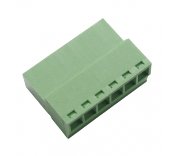Разъемные клеммники KAIFENG KF12EKR-3.81-06P-1G (Зеленый)Разъемный клеммник на кабель 6 конт. шаг 3,81мм 250В 7А#2169414