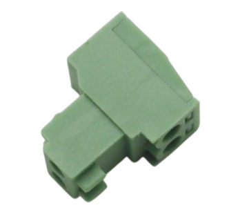 Разъемные клеммники KAIFENG KF12EY-2.54-02P-1G (Зеленый)Разъемный клеммник на кабель 2 конт. шаг 2,54мм 130В 10А#2169461