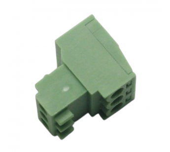 Разъемные клеммники KAIFENG KF12EY-2.54-03P-1G (Зеленый)Разъемный клеммник на кабель 3 конт. шаг 2,54мм 130В 10А#2169460