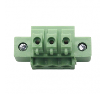 Разъемные клеммники KAIFENG KF2EDGM-Y-3.81-03P-1G (Зеленый)Разъемный клеммник на кабель 3 конт. шаг 3,81мм 250В 7А#2169488