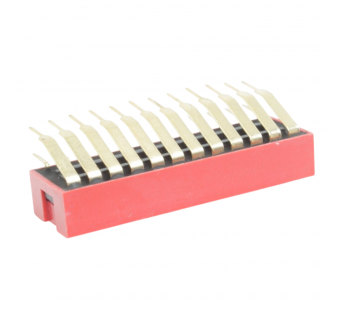 DIP-переключатели DAIER DA-12R (Красный) DIP переключатель 12 поз.угловой 50В 0,1А#2170485